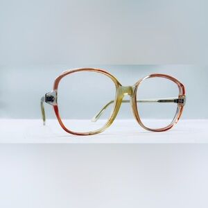 Vintage Diplomat Claire Brown Oval Sunglasses Frames Only